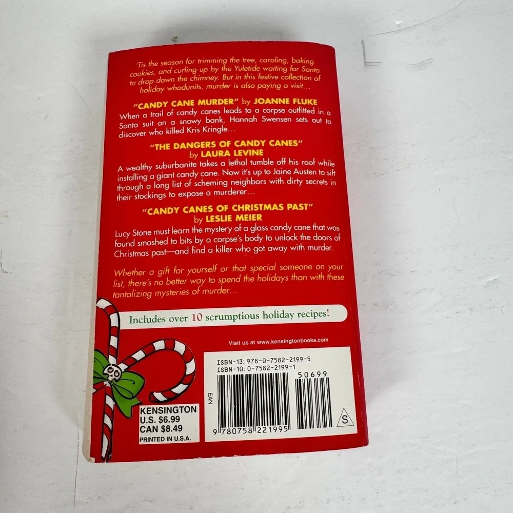 Candy Cane Murder Fluke Levine Meier 2007 1st‎ Mass Market Paperback Holiday